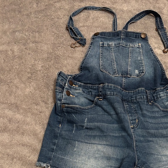 Justice Dark Blue Kids shortalls - Picture 5 of 7